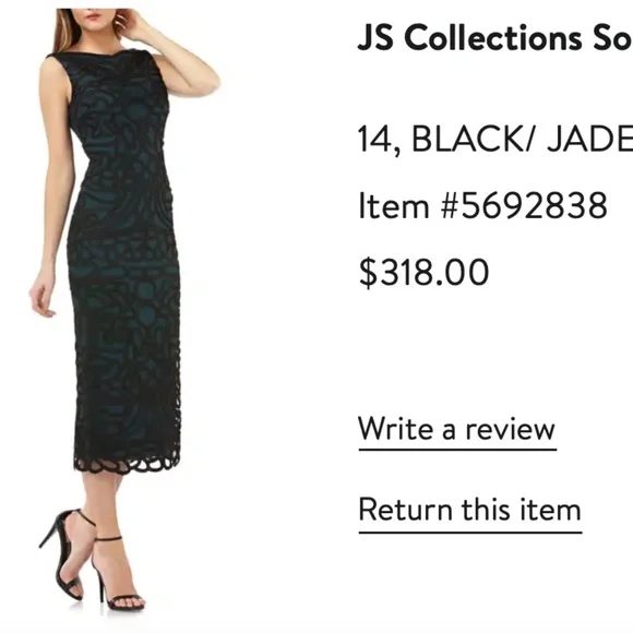 JS Collections | Dresses | Js Collections Soutache Embroidered Midi Dress | Poshmark JS Collections | Dresses | Js Collections Soutache Embroidered Midi Dress | Poshmark